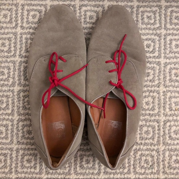 Dolce Vita Red and Gray Men’s Oxford Shoes - Picture 2 of 7